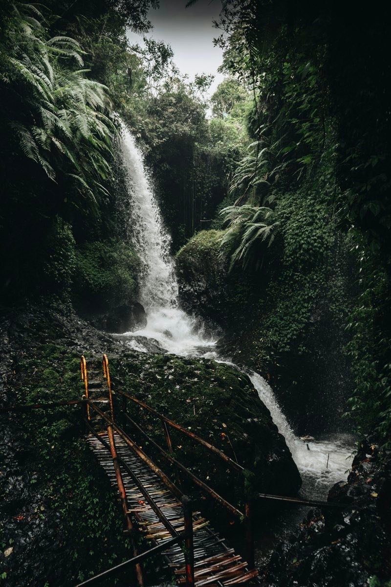 Air terjun Curug Aseupan di Kabupaten Bandung Barat, Jawa Barat